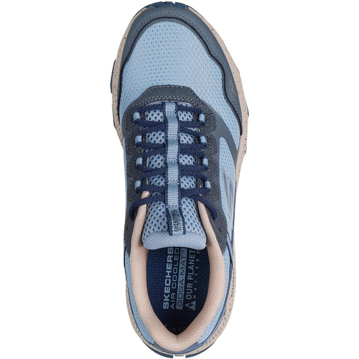Women's Wide Fit Skechers 129525 Go Run Trail Altitude 2.0 Ravine Trainers in Slate - Image 1
