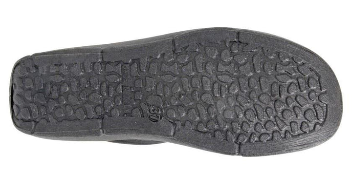Womens Wide Fit DEK L706 Clogs in Black - Image 1