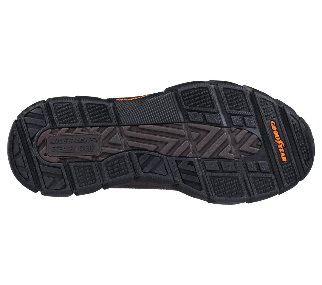 Men's Wide Fit Skechers 204454 Respected Boswell Waterproof Boots