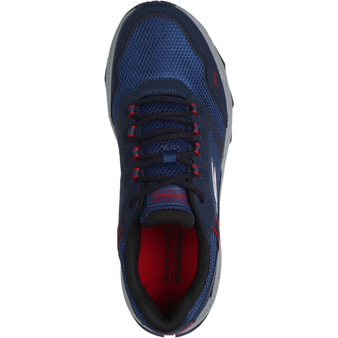 Men's Wide Fit Skechers 220754 Go Run Trail Altitude 2.0 Trainers in Olive/Black - Image 10