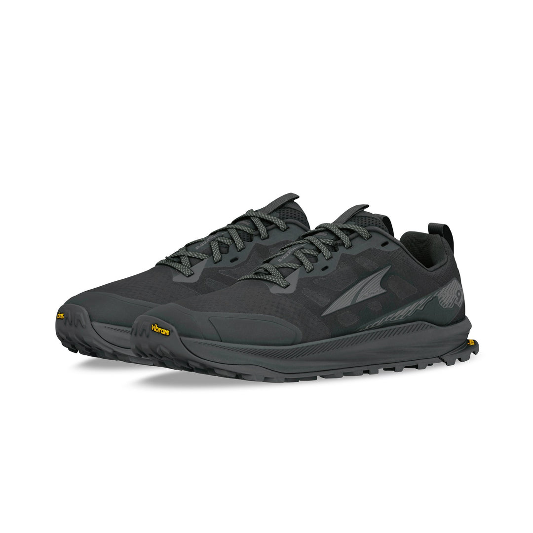 Women's Wide Fit Altra Lone Peak 9 Trail Running Trainers in Black - Image 4