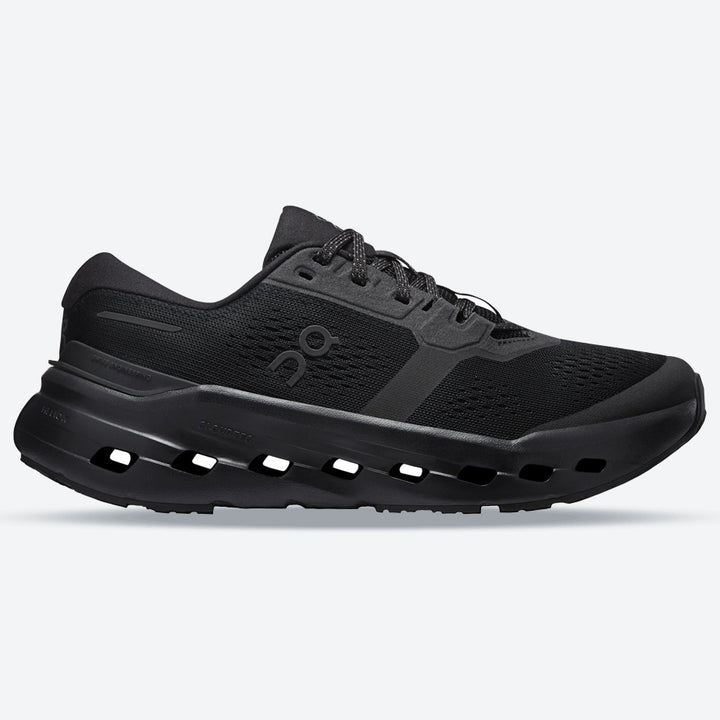 Men's Wide Fit On Cloudrunner 3 Wide Trainers in Black/Black - Image 1