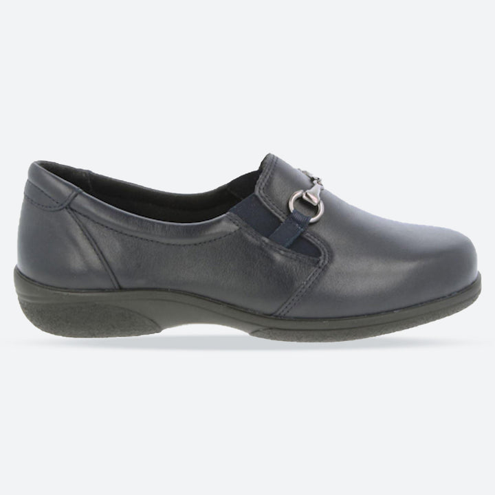 Zapatos DB Antarctica de ajuste ancho para mujer in Cuero negro - Image 1