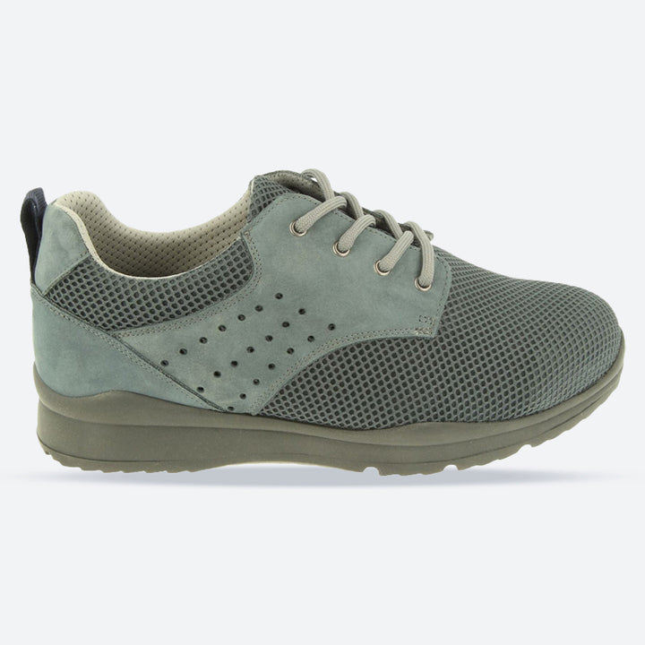 Zapatos DB Archie de ajuste ancho para hombre in Malla negra/Nubuck - Image 1