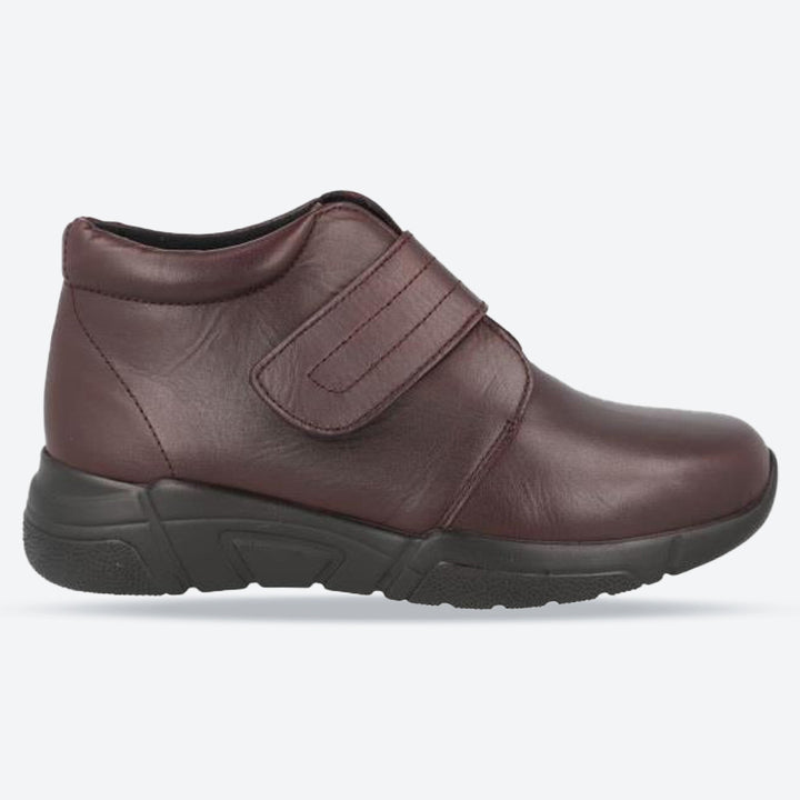Botas DB Bay de corte ancho para mujer in Cuero negro - Image 1