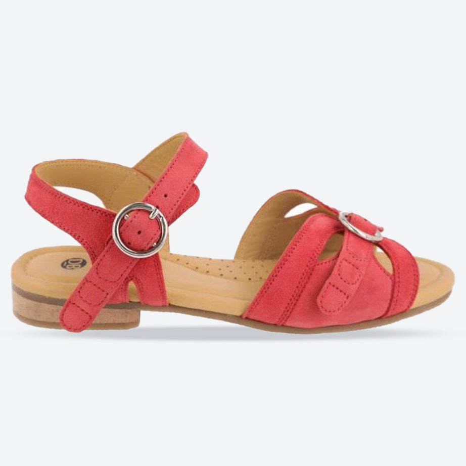 Women's Wide Fit DB Bonita Sandals in Lilac Suede - Image 8