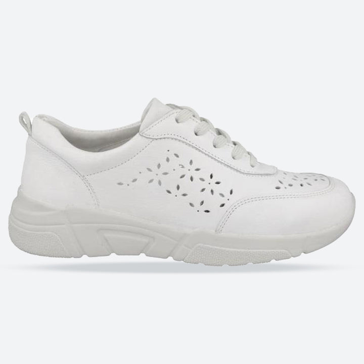Zapatillas DB Briar de corte ancho para mujer in Cuero azul cielo - Image 1