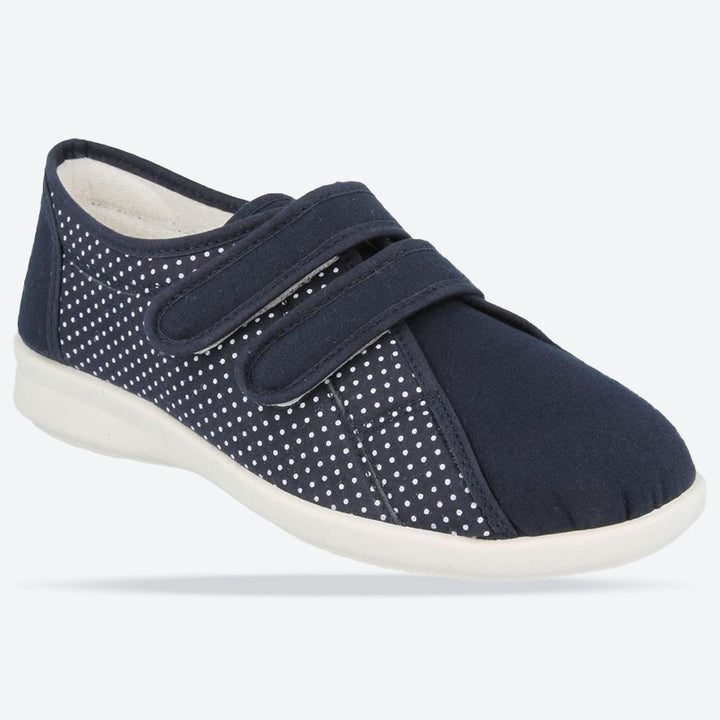 Zapatos de lona DB Celene de ajuste ancho para mujer in Lona Beige - Image 1