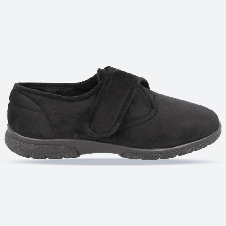 Pantuflas DB Daniel de ajuste ancho para hombre in Marrón - Image 1