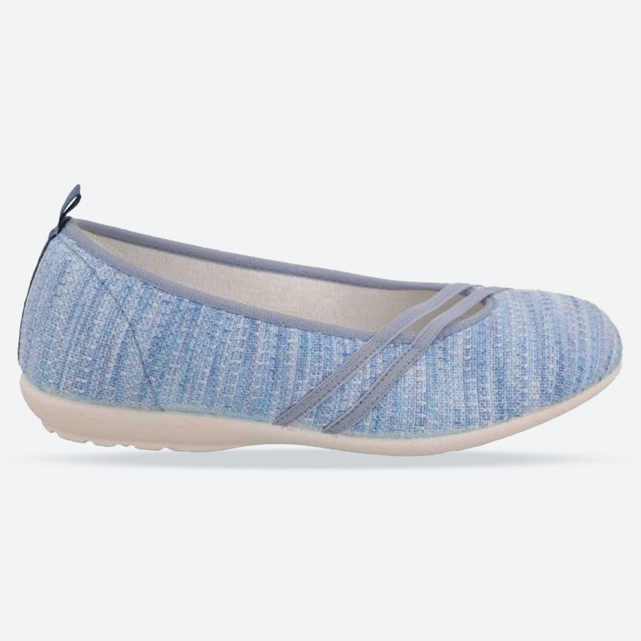 Women's Wide Fit DB Foxtail Canvas in Black Canvas - Image 5