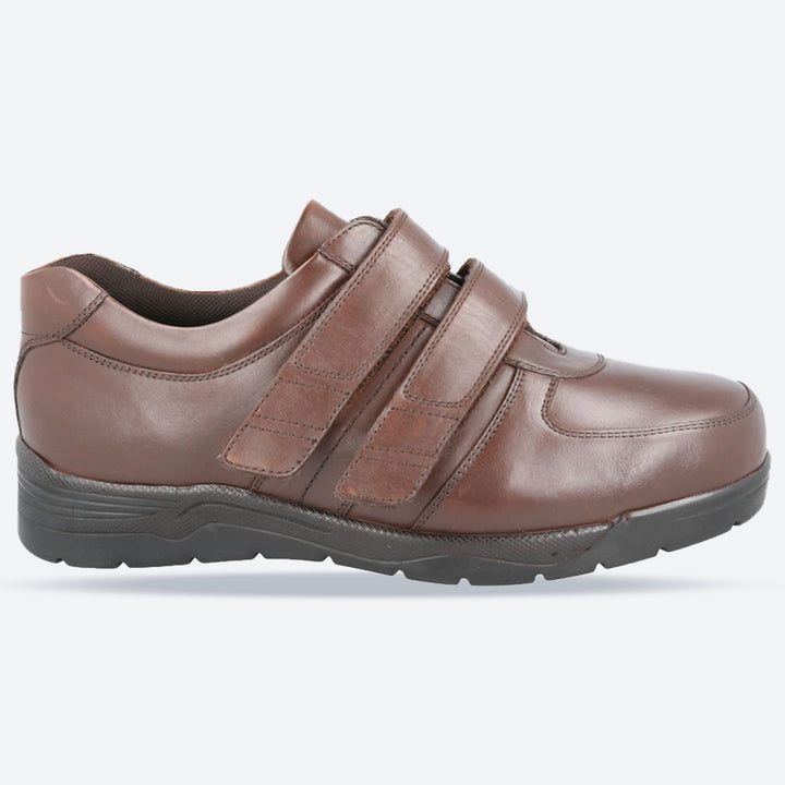 Zapatos DB Kevin de corte ancho para hombre in Cuero negro - Image 1
