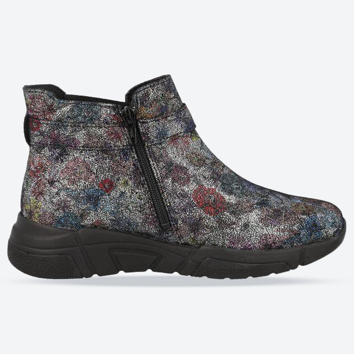 Botas DB Lakewood de corte ancho para mujer in Cuero negro - Image 1