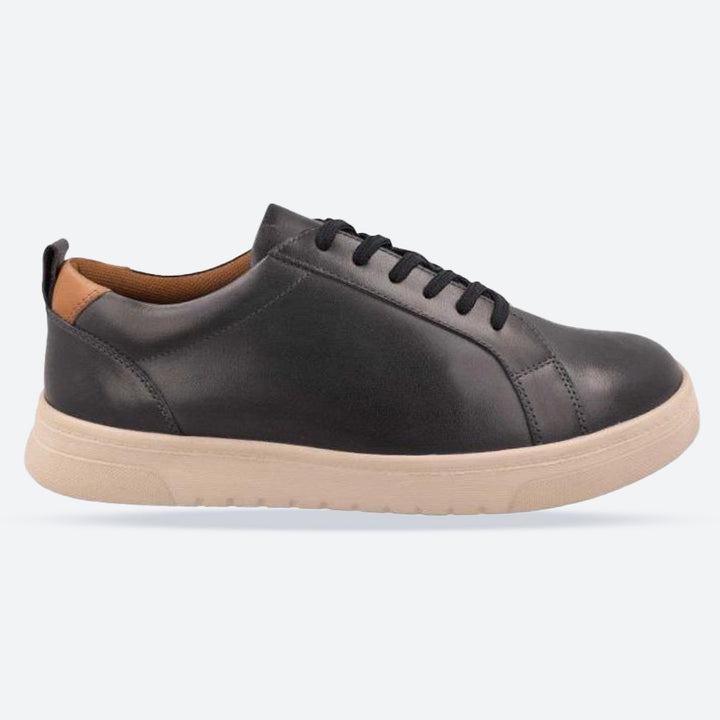Men's Wide Fit DB Luca Shoes in Navy Leather - Image 1