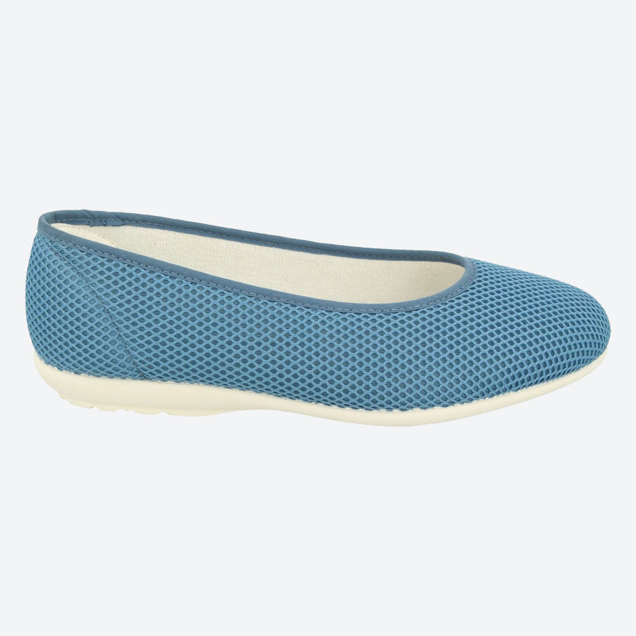 Pantuflas DB Melissa de corte ancho para mujer in Textil negro - Image 5