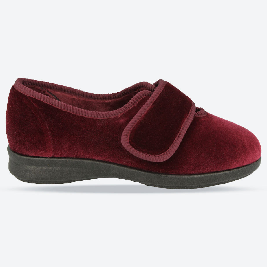 Pantuflas DB Nellie de ajuste ancho para mujer in Estiramiento negro - Image 10