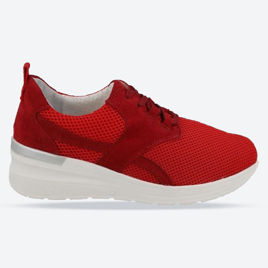 Zapatillas DB Pollyanna de corte ancho para mujer in Malla gris - Image 15