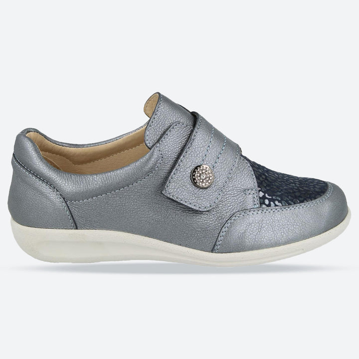 Zapatos DB Royston de ajuste ancho para mujer in Negro - Image 1