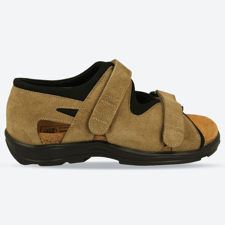 Sandalias DB Starling de ajuste ancho para mujer in Ante topo - Image 1