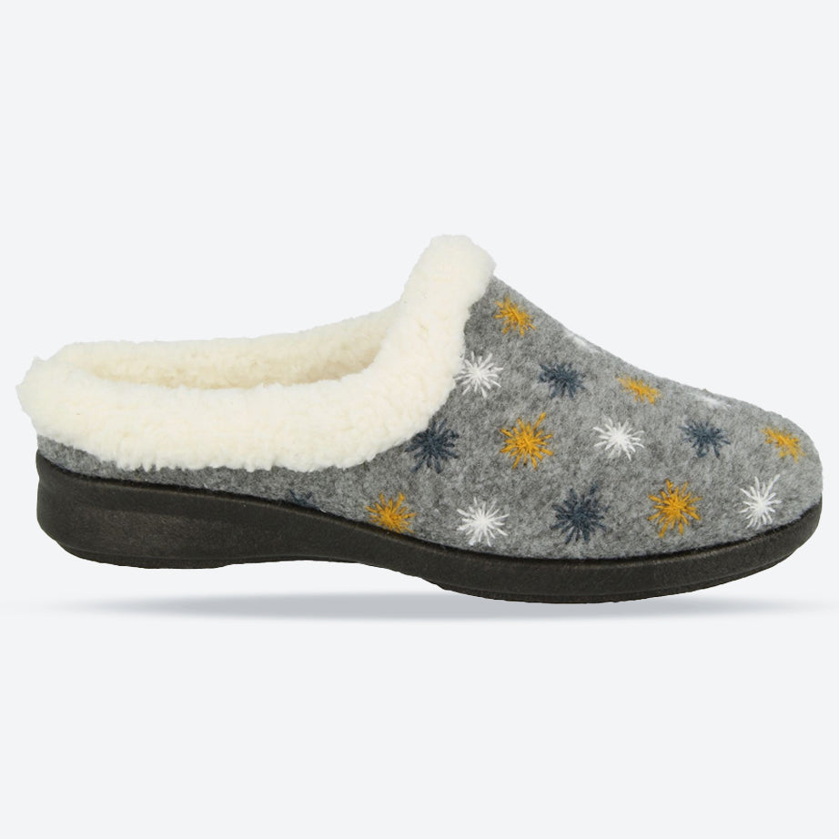 Pantuflas DB Tracey de ajuste ancho para mujer in Armada - Image 4