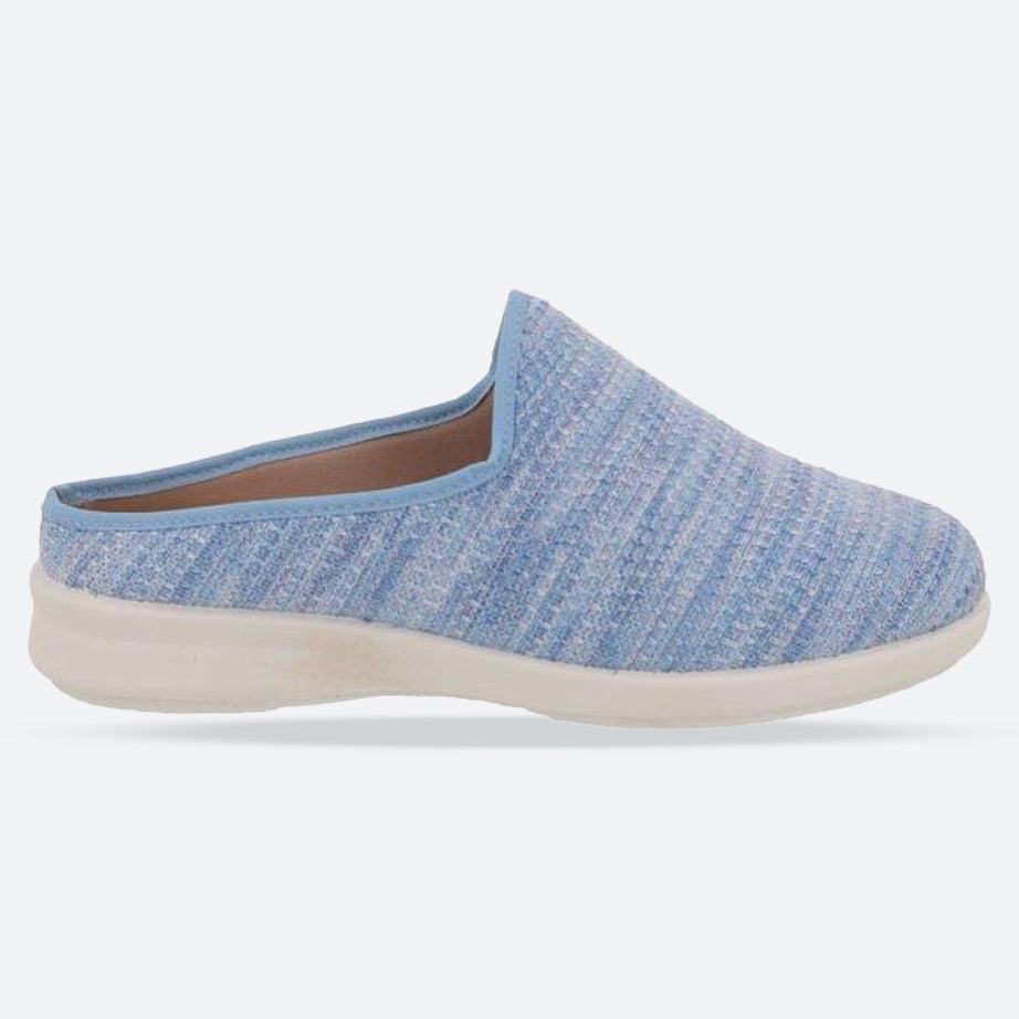 Women's Wide Fit DB Vesper Canvas Shoes in Black Textile - Image 5