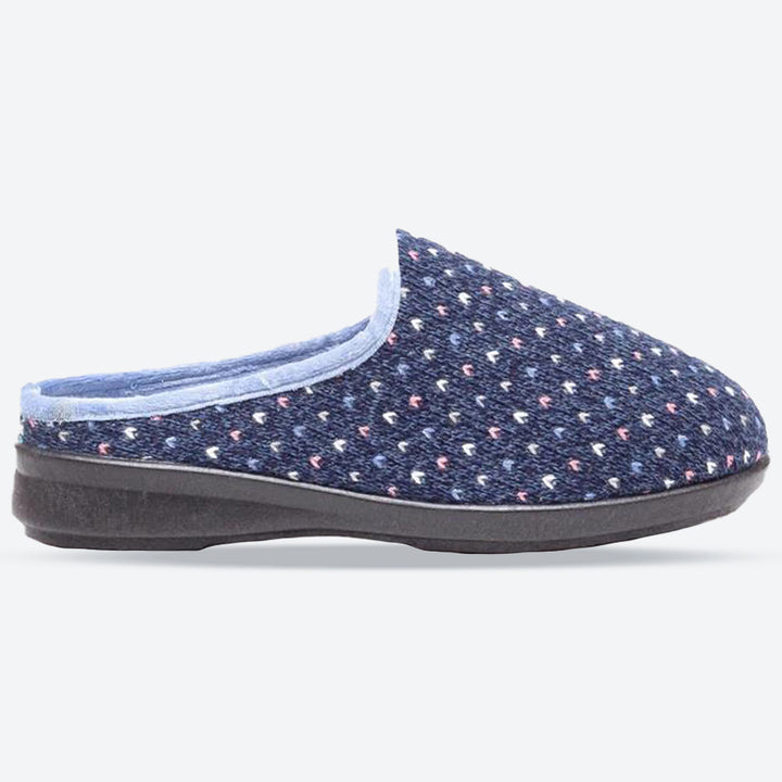 Pantuflas tipo mule DB Welney para mujer in Negro Múltiples - Image 1