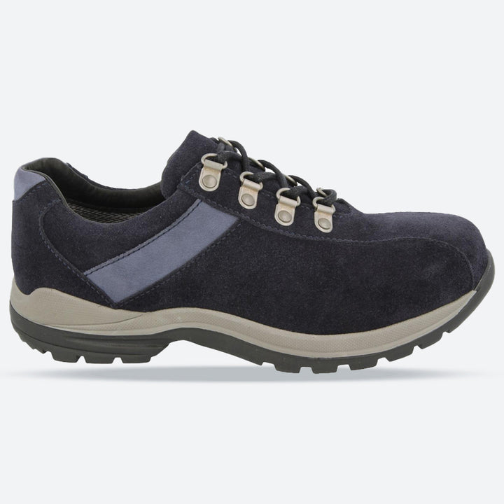 Zapatillas de senderismo para mujer DB Wyoming de ajuste ancho in Ante negro - Image 1