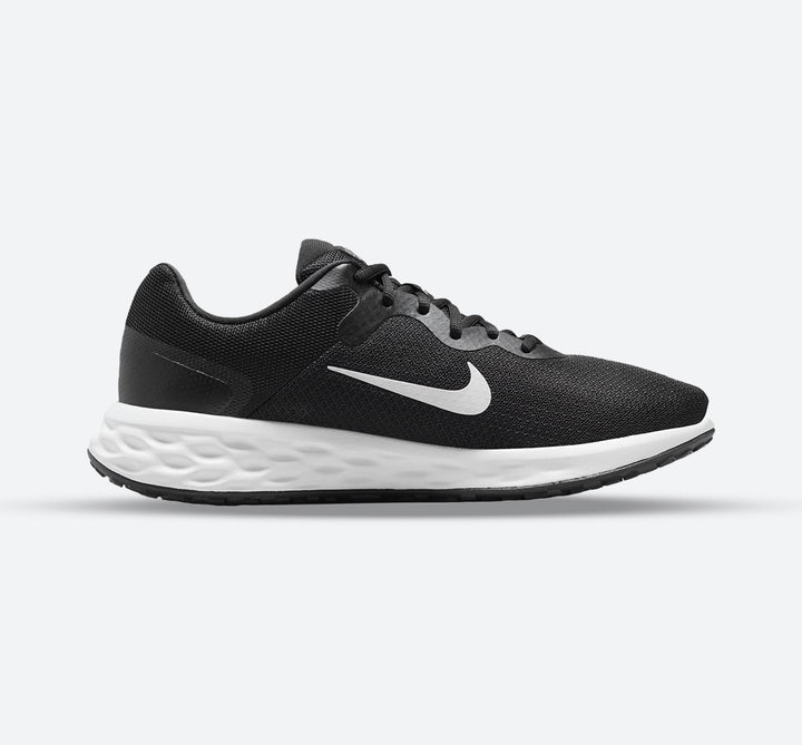 Hombre Wide Fit Nike DD8475-003 Revolution 6 Zapatillas de running in Blanco negro - Image 1