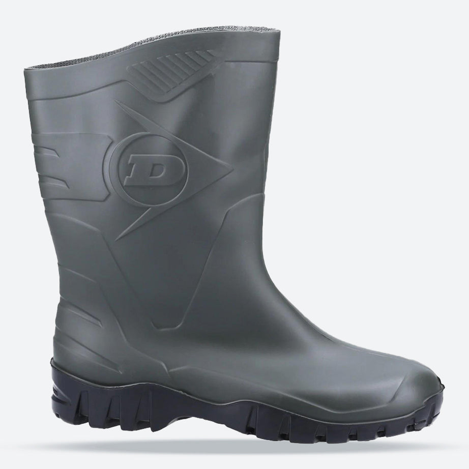 Botas de agua Dunlop Dee de corte ancho y longitud de pantorrilla para hombre in Negro - Image 14