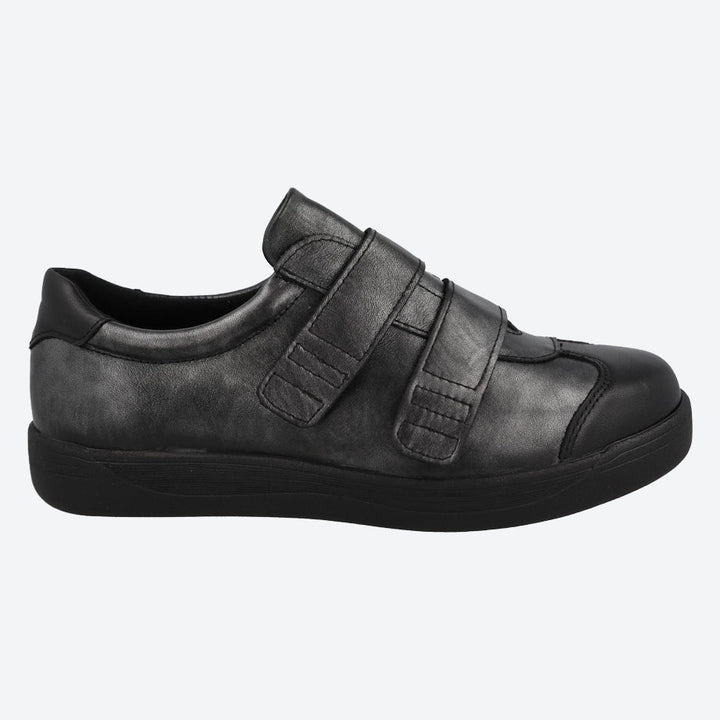 Zapatos DB Grasshopper de corte ancho para mujer in Cuero negro - Image 1