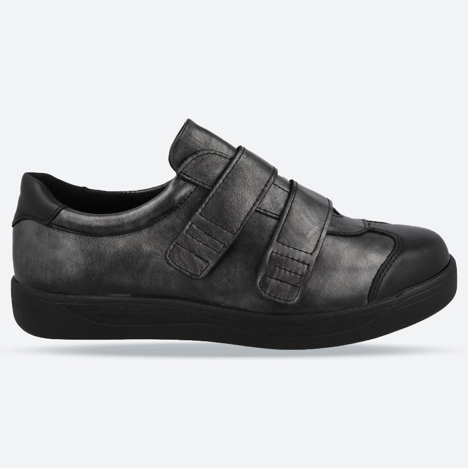Zapatos DB Grasshopper de corte ancho para mujer in Cuero negro - Image 19
