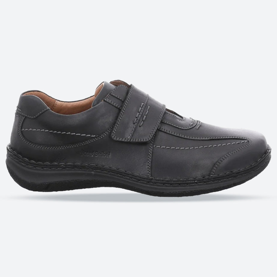 Zapatos Josef Seibel Alec de ajuste ancho para hombre in Negro - Image 19