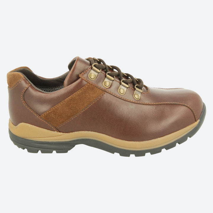 Zapatillas de senderismo para hombre DB Wyoming de ajuste ancho in Ante negro - Image 1
