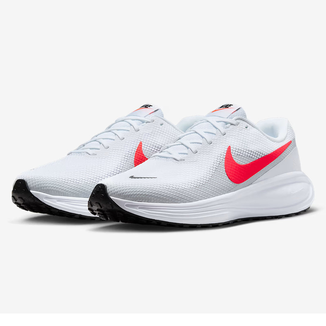 Men's Wide Fit Nike HQ1996-100 Revolution 8 Running Trainers