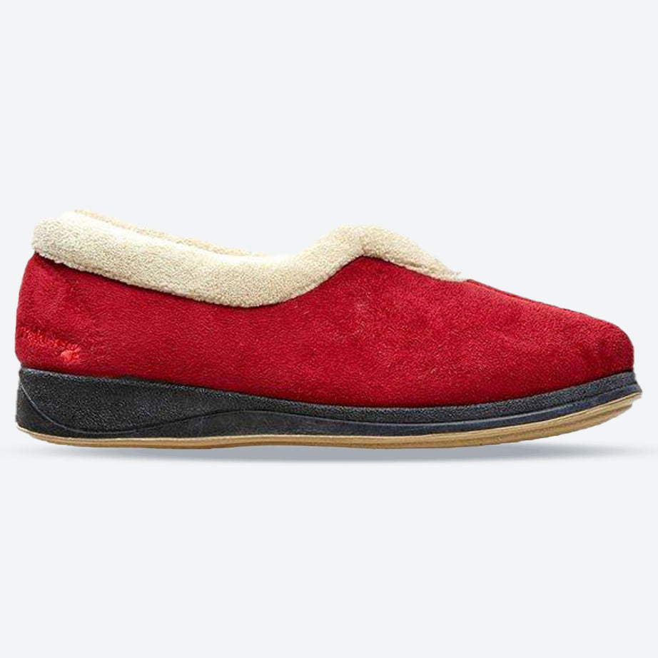 Pantuflas Carmen Padders de ajuste ancho para mujer in Armada - Image 1