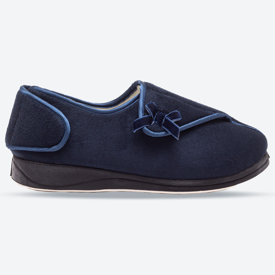 Pantuflas Penny Padders de ajuste ancho para mujer in Armada - Image 4