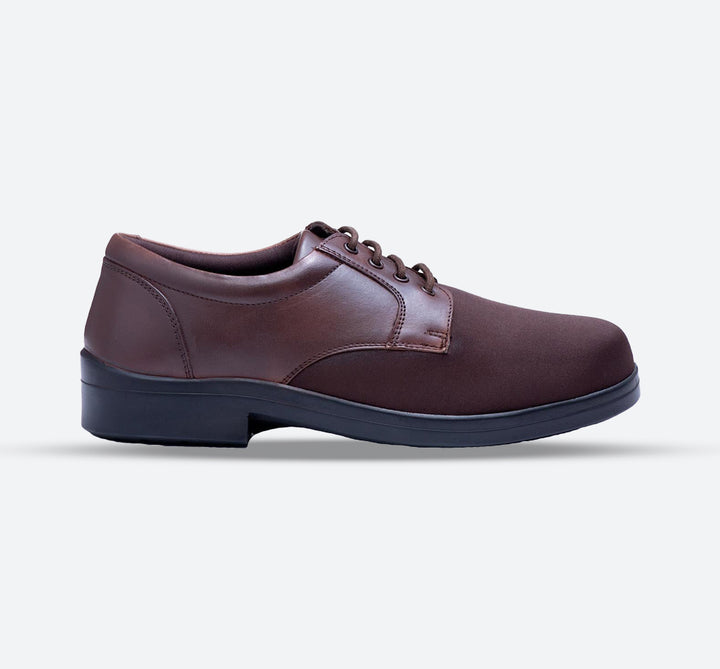 Zapatos con cordones Tredd Well Ryan de ajuste ancho para hombre in Negro - Image 1