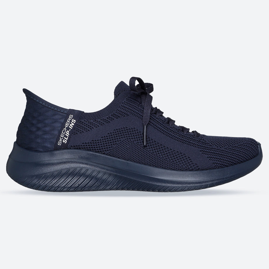 Women's Wide Fit Skechers 150447 Slip-ins Ultra Flex 3.0 Pure Color Trainers in Dark Navy - Image 1