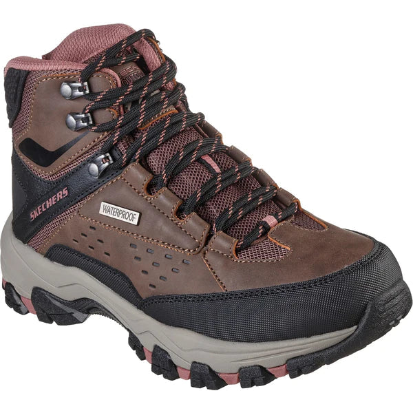 Botas de montaña Skechers 158257 Selmen de ajuste ancho para mujer