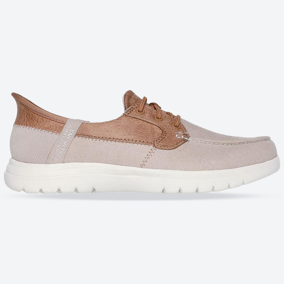 Zapatillas Skechers 136536 Slip-ins On The Go Flex Palmilla de corte ancho para mujer in Armada - Image 7