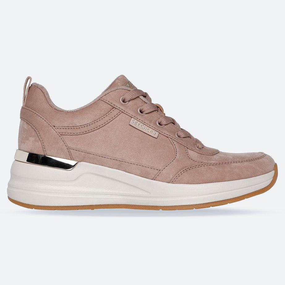 Women's Wide Fit Skechers 177349 Billion 2 Trainers in Taupe - Image 1