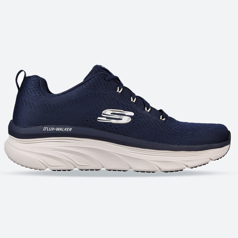 Zapatillas Skechers 232364 Relaxed Fit D'Lux Walker Meerno de corte ancho para hombre in Armada - Image 13