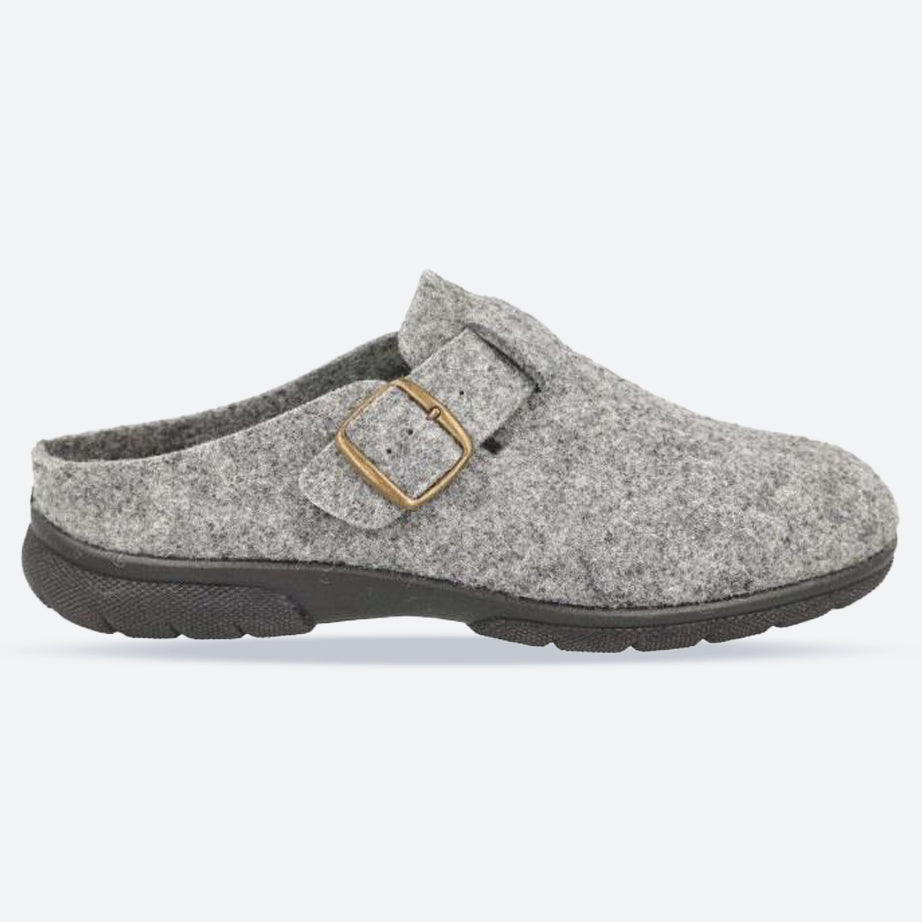 Men's Wide Fit DB Skyfall Mule Buckle Slippers