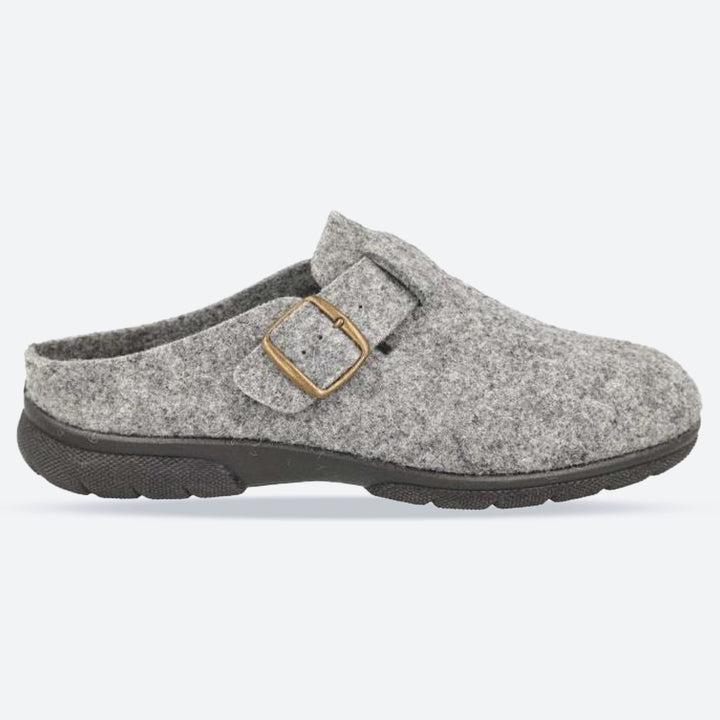 Men's Wide Fit DB Skyfall Mule Buckle Slippers