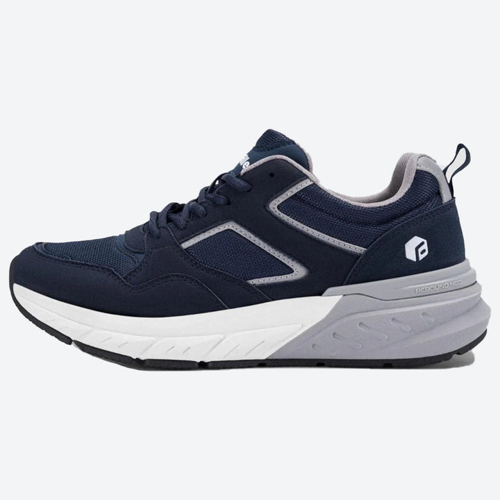 Mens Wide Fit FitVille Rebound Neo V2 Trainers in navy-blue-dove-grey - Image 1