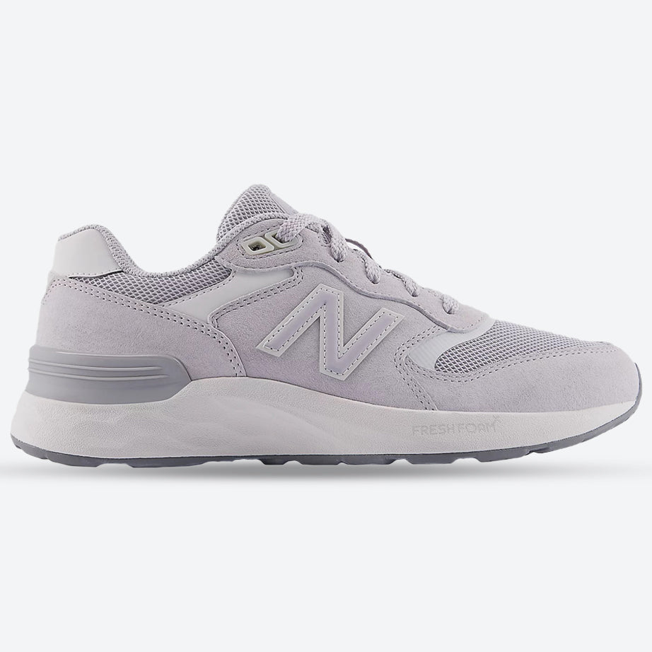 Women's Wide Fit New Balance WW880B Walking/Running Trainers - Fresh Foam in Black/White - Image 9