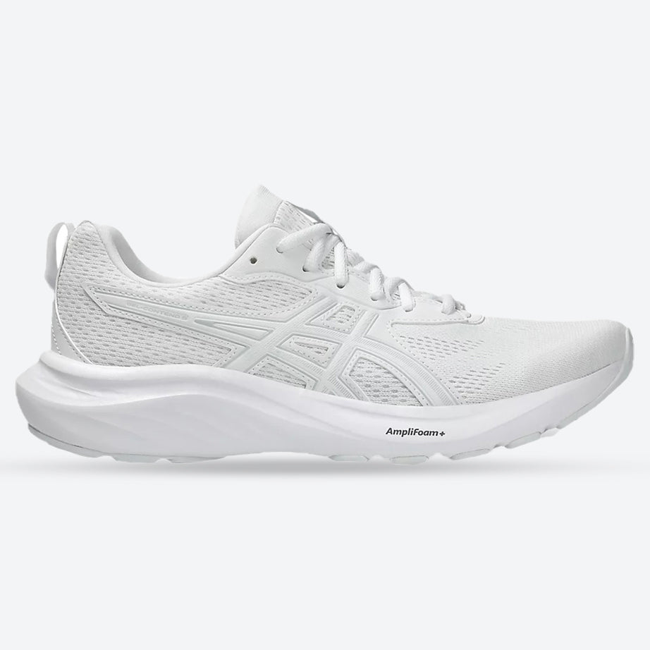 Zapatillas de running Asics Gel Contend 9 de horma ancha para hombre in Blanco/Gris Glaciar - Image 1