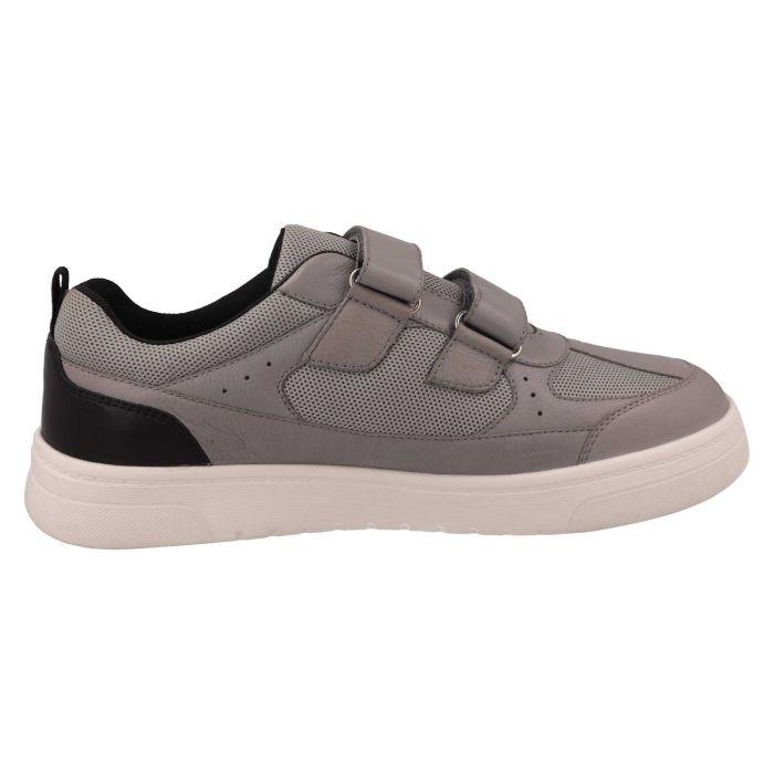 Men's Wide Fit DB Jude Shoes in Navy Leather / Navy Mesh - Image 1