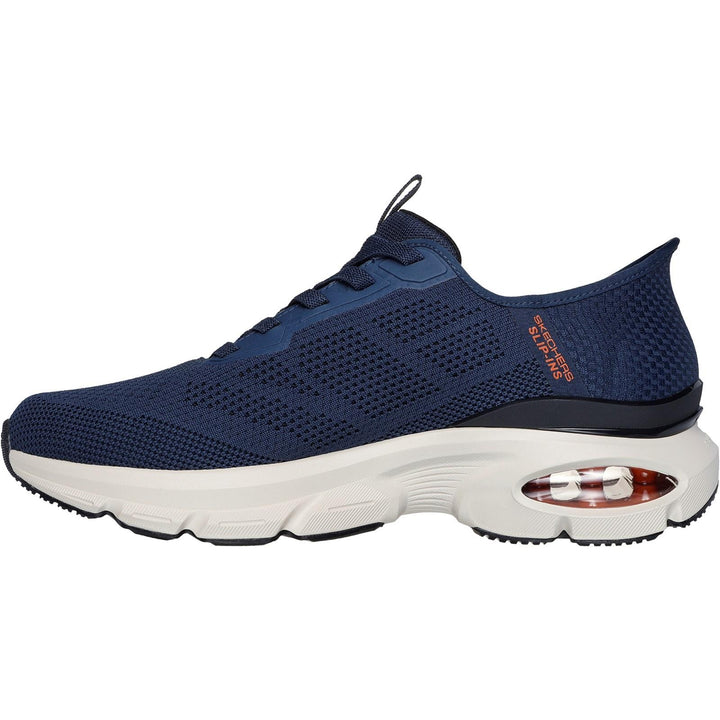 Men's Wide Fit Skechers Slip-ins 232447 Skech Air Ventura Trainers in Black/Red - Image 1