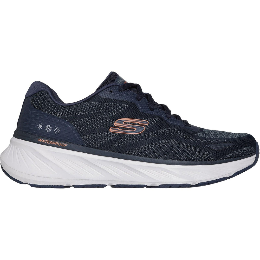 Men's Relaxed Fit Skechers 232842 Waterproof Edgeride Konzo Trainers in Black - Image 7