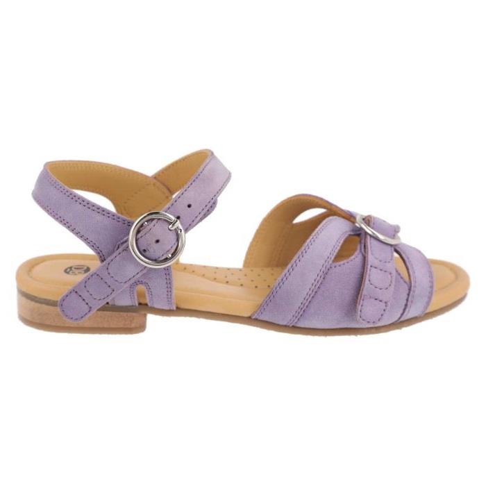 Women's Wide Fit DB Bonita Sandals in Lilac Suede - Image 2
